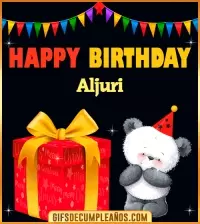 GIF Happy Birthday Aljuri